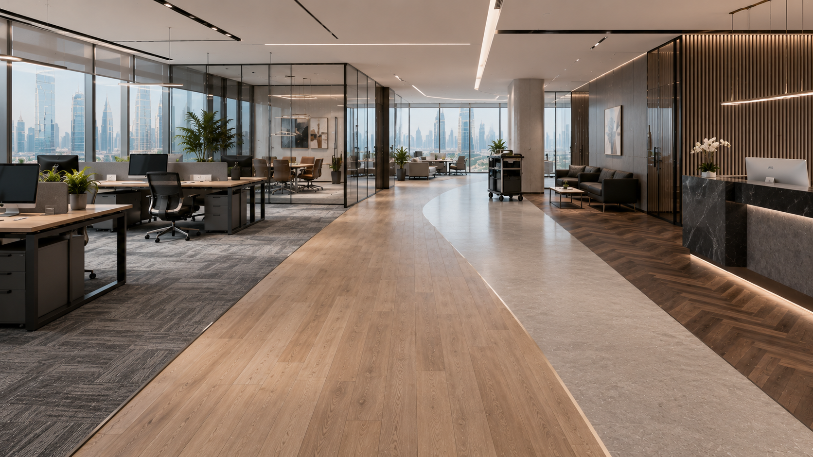 Commercial Flooring in Dubai: The Sector-by-Sector Specification Guide (2026)