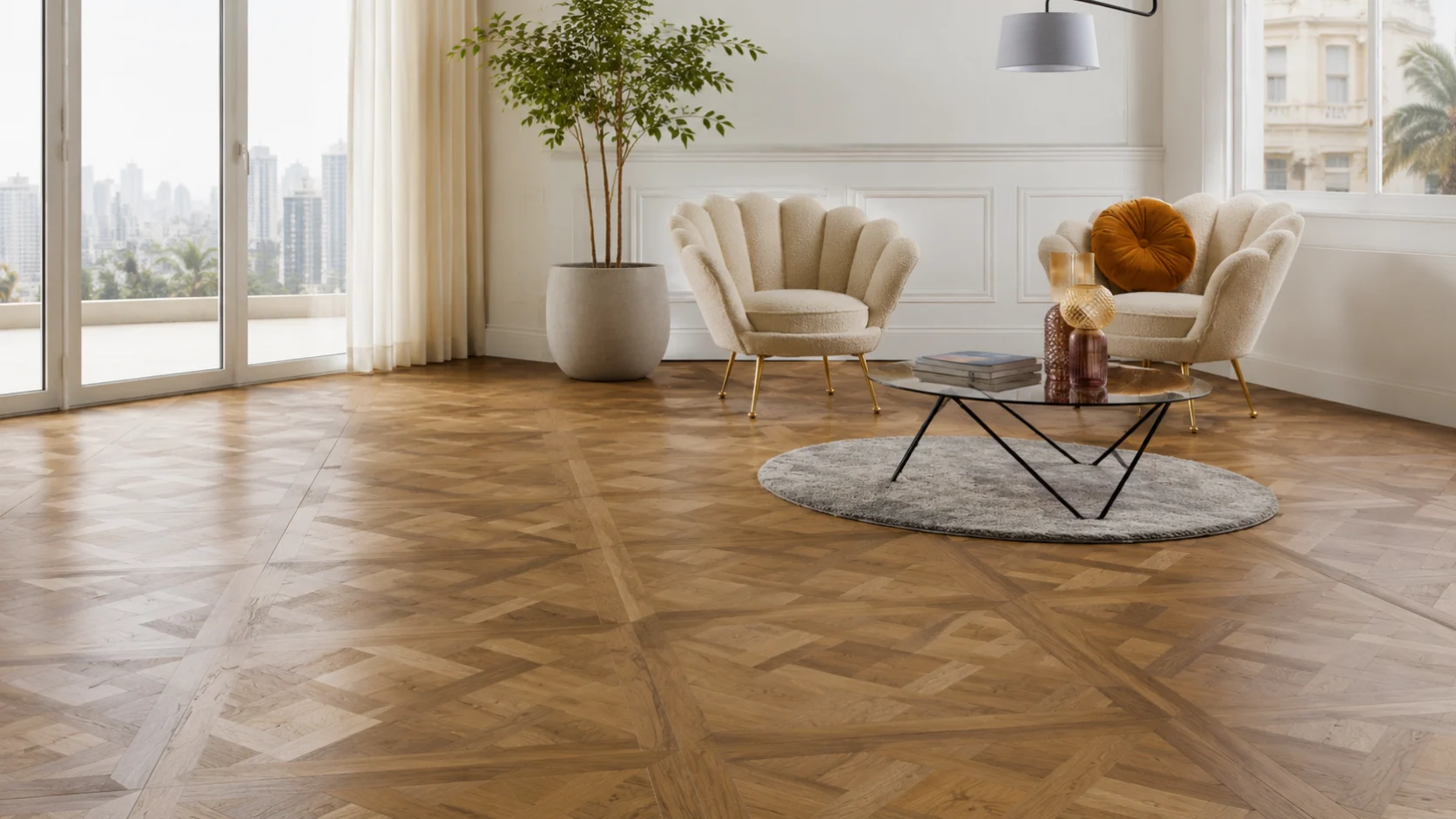 Solid Wood Flooring Installation in Dubai