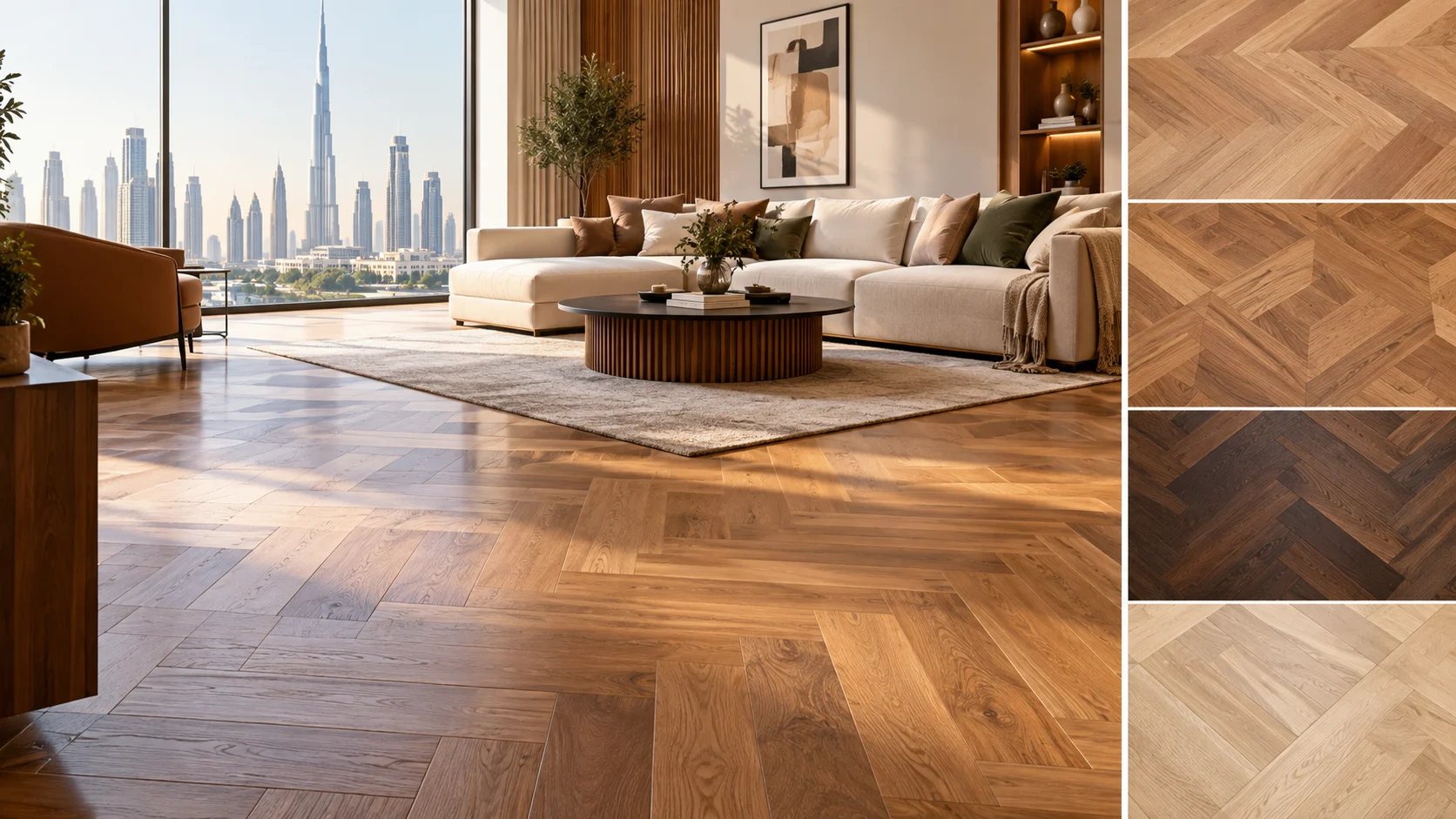 Parquet Wood Flooring Dubai: Patterns, Colours & Finishes
